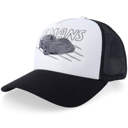 Gearshift - Black - trucker - Cap - Race Car Le Mans City White/Black A-frame Trucker - Hatstore