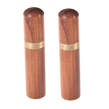 2-pack Bärbar Trä Tandpetarehållare Ficktandpetare Dispenser Hink Nål Case 100 Tandpetare Ingår