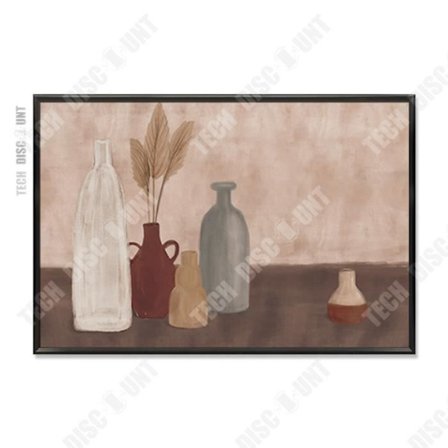 Oljemålning - TD - 60x40 cm - Massivt trä - Vintage - Väggdekoration