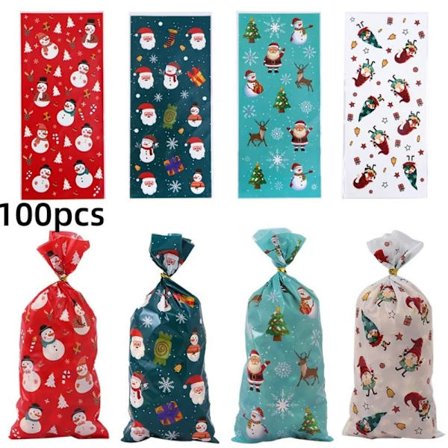 50/100stk julekonfektposer Småkagekikspakke 100STK