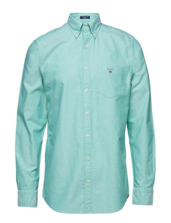 Reg Oxford Shirt Bd Skjorta Casual Blå GANT