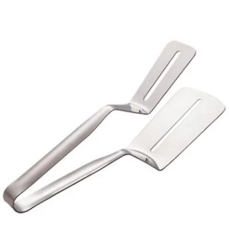 Rustfrit stål stegning skovl clips multifunktionelt bøf grill tang stegning fisk spatel clips husholdning køkken værktøj