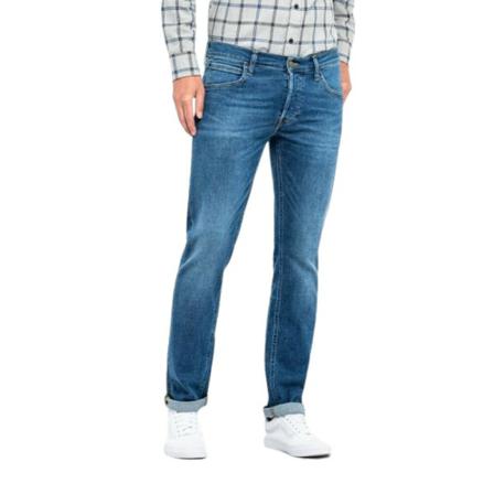 Lee, Straight Jeans Blauw, Heren, Maat:W42 L34