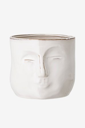 Bloomingville - Blomsterpotte Ignacia - Hvit - Krukker & vaser - Fra Homeroom