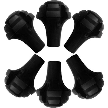 6-pack Gummistöttingar för Vandringsstavar, Skyddande