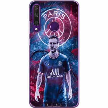 Huawei Y6p Genomskinligt Skal Lionel Messi