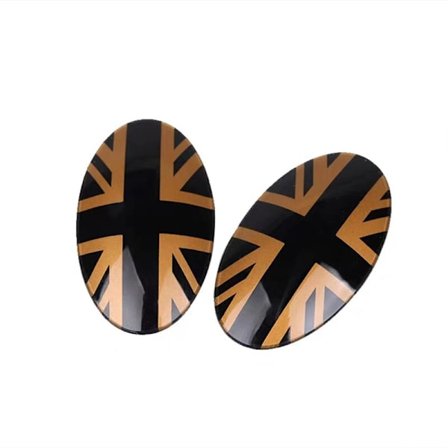 2 ST Bil Växelspaksskydd Klistermärken Dekaler Styling Modifiering Tillbehör För MINI Cooper F56 F55 F54 F57 F60 COUNTRYMAN-Guld jack