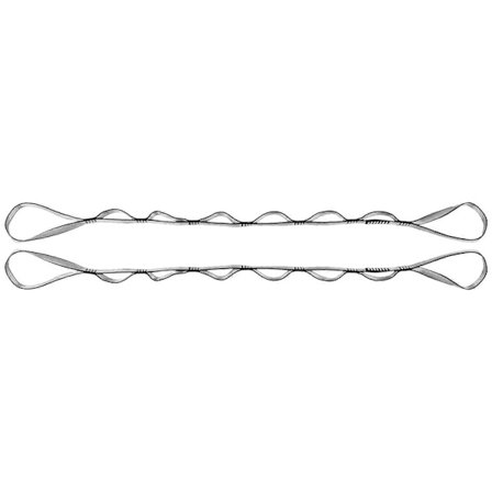 2 stk. Daisy Chains Nylon Stærk Klatrestrop Justerbar Sele Stærk Daisy Chain Til Udendørs Sport Camping