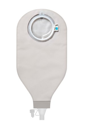 Coloplast SenSura Mio 2-delt Click Higt Output,stomipose for mye stomiinnhold, 18602, Ringkobling, 60 mm, nøytral grå, 10 stk.