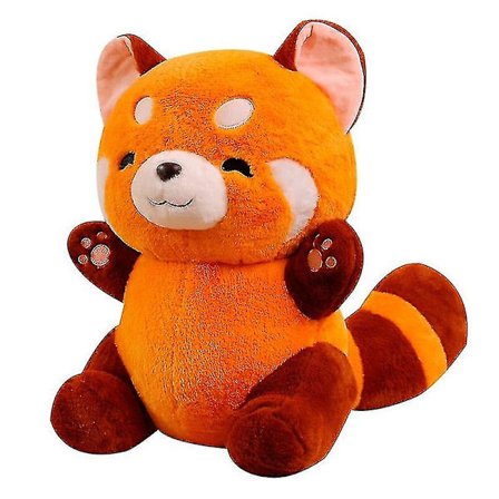 Ny Fyldt Anime Dukke Turned Red Plushie Dukke Fluffy Røde Dyr Klem Kast Børn