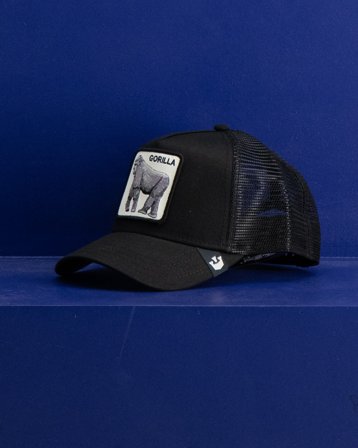 Goorin Bros The Gorilla Zwart Caps Unisex - Kids Brand Store
