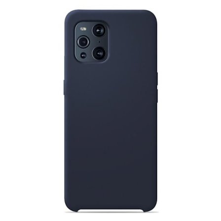 Coque silikon Soft Touch - Oppo - Find X3/X3 Pro - Blå - Stötabsorberande - Trådlös laddning
