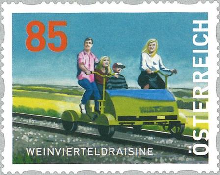 Østrig 2021 - Weinvierteldræsinen - Postfrisk frimærke