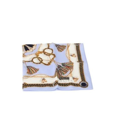 Celine Vintage, Pre-owned Fabric scarves Paars, Dames, Maat:ONE Size