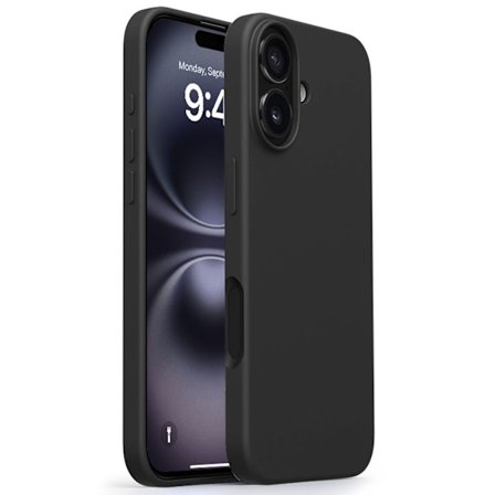 SKALO iPhone 17 Tunn Silikon Skal - Svart