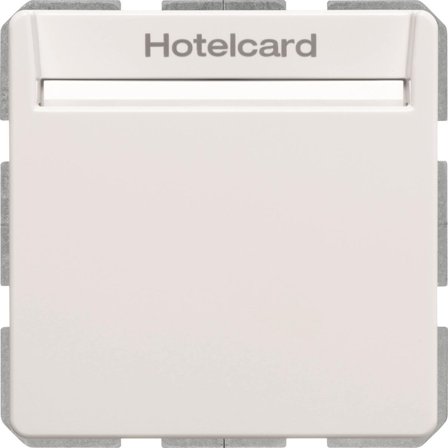 Hager 16406099 Hotellikorttikytkin Q.1 valkoinen, Kytkimet & pistorasiat