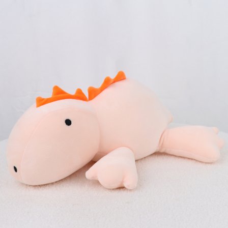 Dinosaur bamse pute Beige 60cm