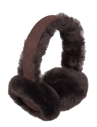 Rhsydney Shearling Ear Warmers Brown Rosemunde