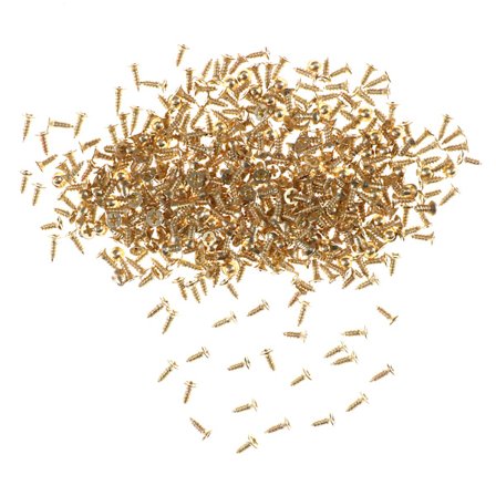 Flade selvskærende skruer Messing materiale Gyldne skruer Modelværktøj