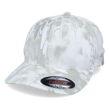 Flexfit - Vit flexfit Keps - Wraith Kryptek White Flexfit @ Hatstore