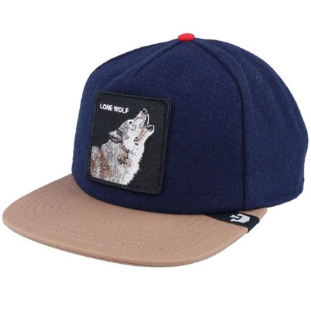Goorin Bros. - Blå snapback Keps - One Pack Wildlife Navy/Camel Snapback @ Hatstore