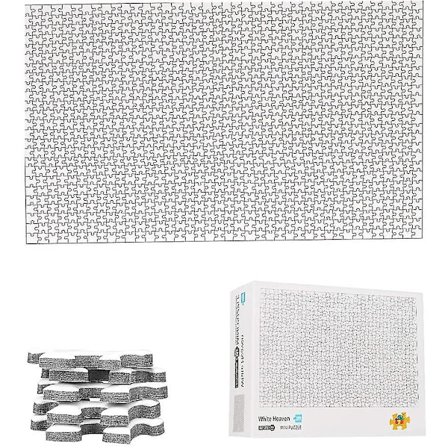 1000 brikker hvite puslespill. Blankt puslespill å male selv. 42cm * 29.7cm 2mm