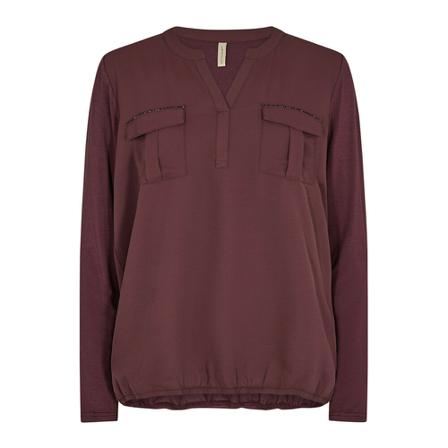 Soyaconcept, Blouses Bruin, Dames, Maat:XL,Viscose