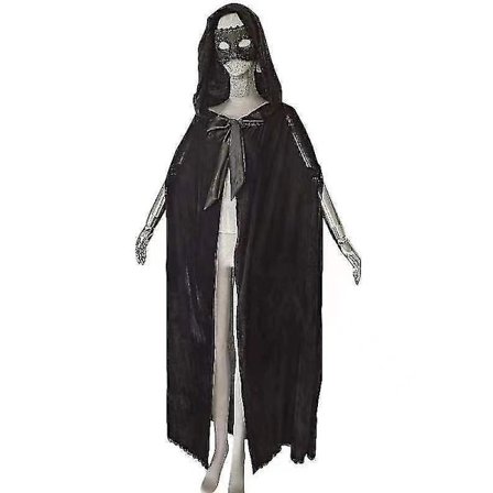 Barnedemon Kappe Heks Gresskar Kappe Cosplay Halloween Show Kostyme