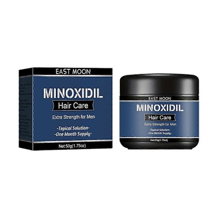 Hårreparations- och tillväxtkräm för män - Djup återfuktning, kontroll av frissighet, stärker håret, främjar tjockare, fylligare hår - Naturlig 