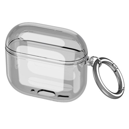 AirPods 4 Case with Hook - Transparent Black