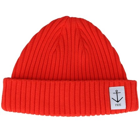Resteröds - Red - shortbeanie - Beanie - Smula Organic Red Short Beanie - Hatstore