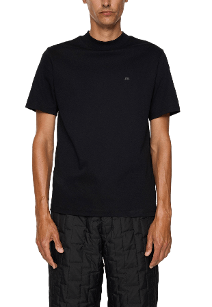J.Lindeberg Ace Mock Neck T-Shirt T-shirts Herr Svart XL