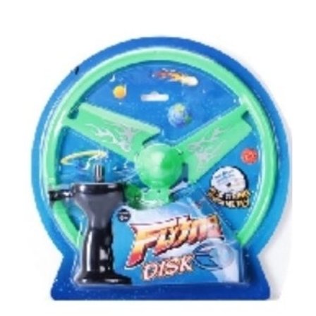 Flyvende UFO med trækbar snor