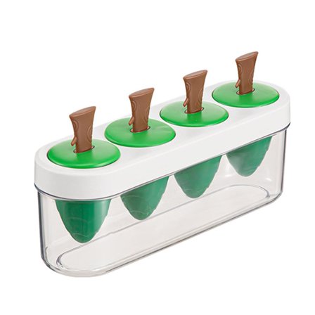 Silikon Iskremform Treform Matkvalitet Hjemmelaget Verktøy Brun Stang