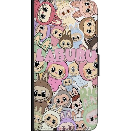 Yhteensopiva Lompakkokotelo Samsung Galaxy Note 10 Lite Ruusunpunainen kawaii-kompositio, jossa on söpöjä piirrettyjä hahmoja ja pehmeitä muotoja