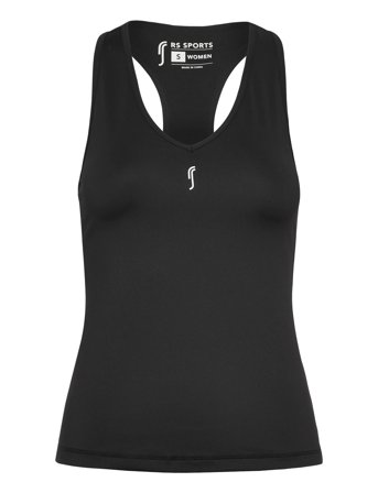 Women's Court V-Neck Top Black RS Sports