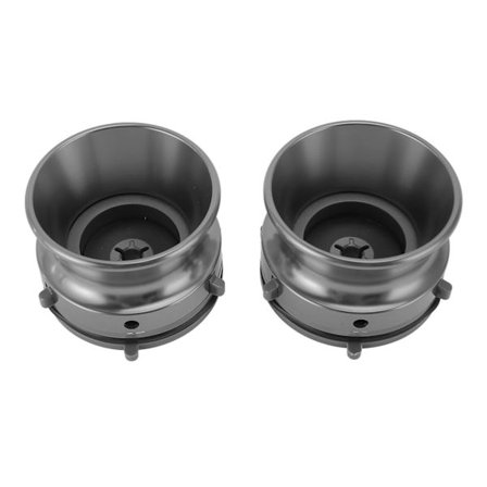 10 tommer aluminiumslegering Universal Læseenhed NAB Hub Adapter til Studer ReVox Akai Teac 2 stk Grå