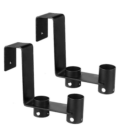 2 stk. Poolhegnskroge, Poolværktøjsorganisator til ophængning af poolrengøringstilbehør, Poolstang, Børste, Blade