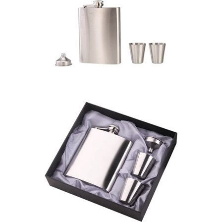 Go Go Gadget - Fickplunta - 210ml - Rostfri Höftflaska - Hög Kvalitet - Hållbar