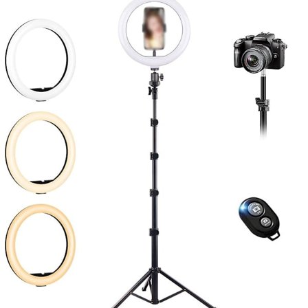 Rengasvalo jalustalla, 10 tuuman rengasvalo 63 tuuman jalustalla selfie-rengasvalo