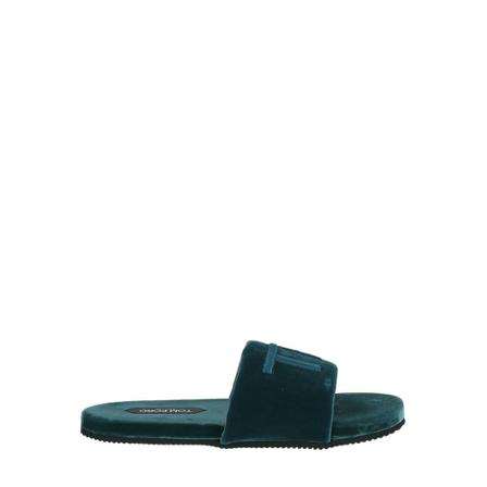 Tom Ford Sliders , Blauw , Heren , Maat: 42 EU