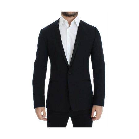 Dolce & Gabbana - Kavajer - Blå - Herr - Storlek: S, Herr, Storlek: S