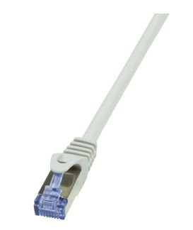 LogiLink Patch Cable Cat.6A S/FTP grey F-FEEDS