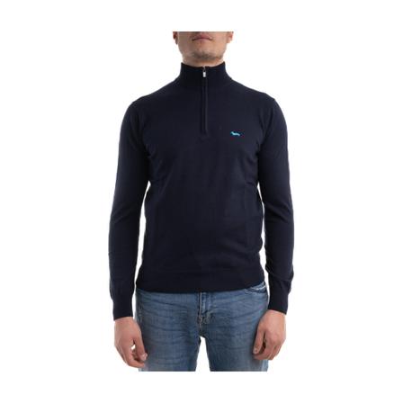Harmont & Blaine Zip-throughs , Blauw , Heren , Maat: 4XL Hoodies & sweatvesten