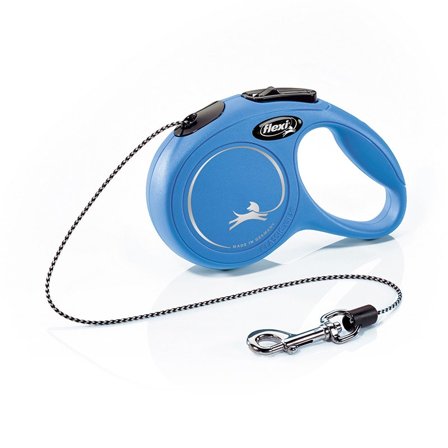 Flexi New Classic In Corda Guinzaglio Per Cani Colore Blu Taglia