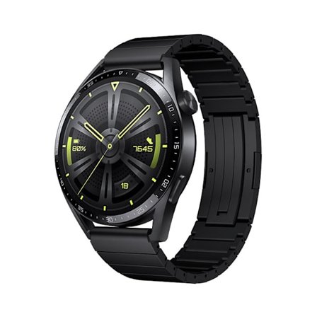 Titanium Klockarmband Kompatibelt med Huawei GT4/Buds - 22mm