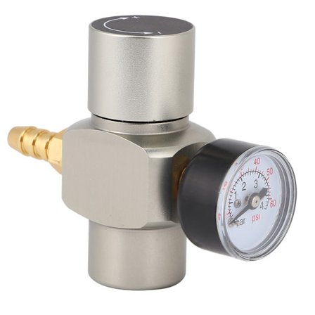 3/8in Hurtigkobling CO2 Mini Regulator Trykkmåler for Brusbeholder Øltønne