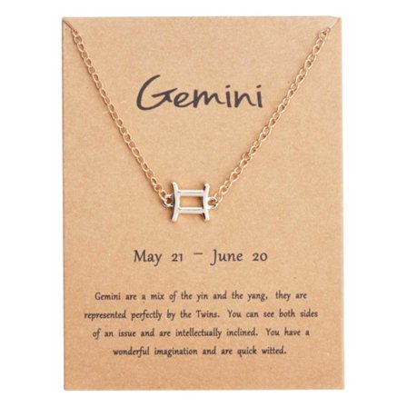 Gavearmbåndstjernetegn Gemini armbånd gull