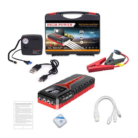 229800mAh Bil Jump Starter Power Bank 12V Bærbar Bilbatteri Booster Lader