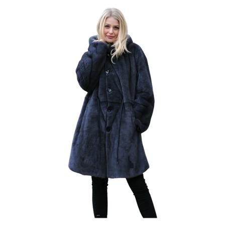 Levinsky - Vinterkappor - Blå - Dam - Storlek: 3xl, Dam, Storlek: 3XL